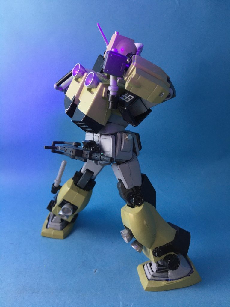 旧キット1/144×EG RGM-79 ジムスナイパーカスタム(ホワイト・ディンゴ隊仕様)【近接戦闘装備】(EG RGM-79 GM SNIPER CUSTOM(White Dingo Custom)【Close-Combat Equipped】)–4枚目/制作者:enarin