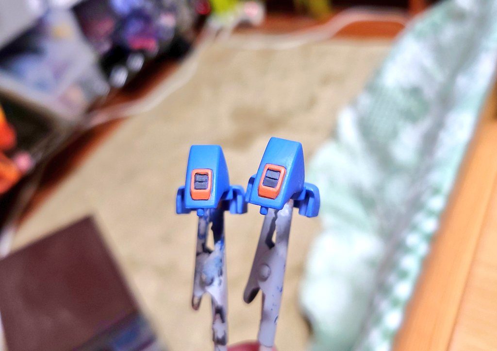 塗装はシタデルカラー筆塗りで。マスキング等は使用してません。