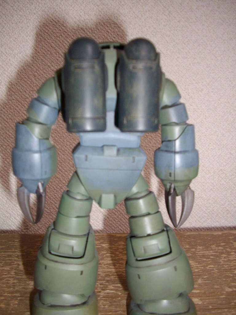 HGUC ズゴック　アクリルガッシュ筆塗り–3枚目/制作者：とも世