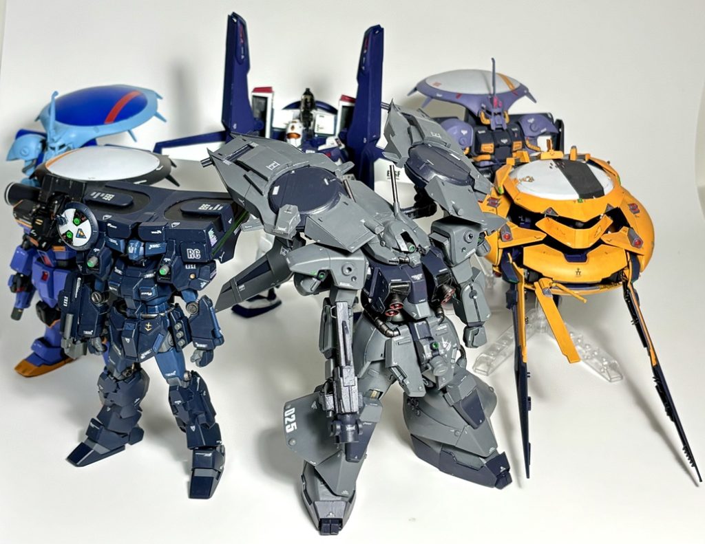 その他の偵察機、EWAC機軍団も交えて。EWACジェスタ(オリジナル機)https://gumpla.jp/hg/1708801ネモ・ディフェンサー 風https://gumpla.jp/old/795381