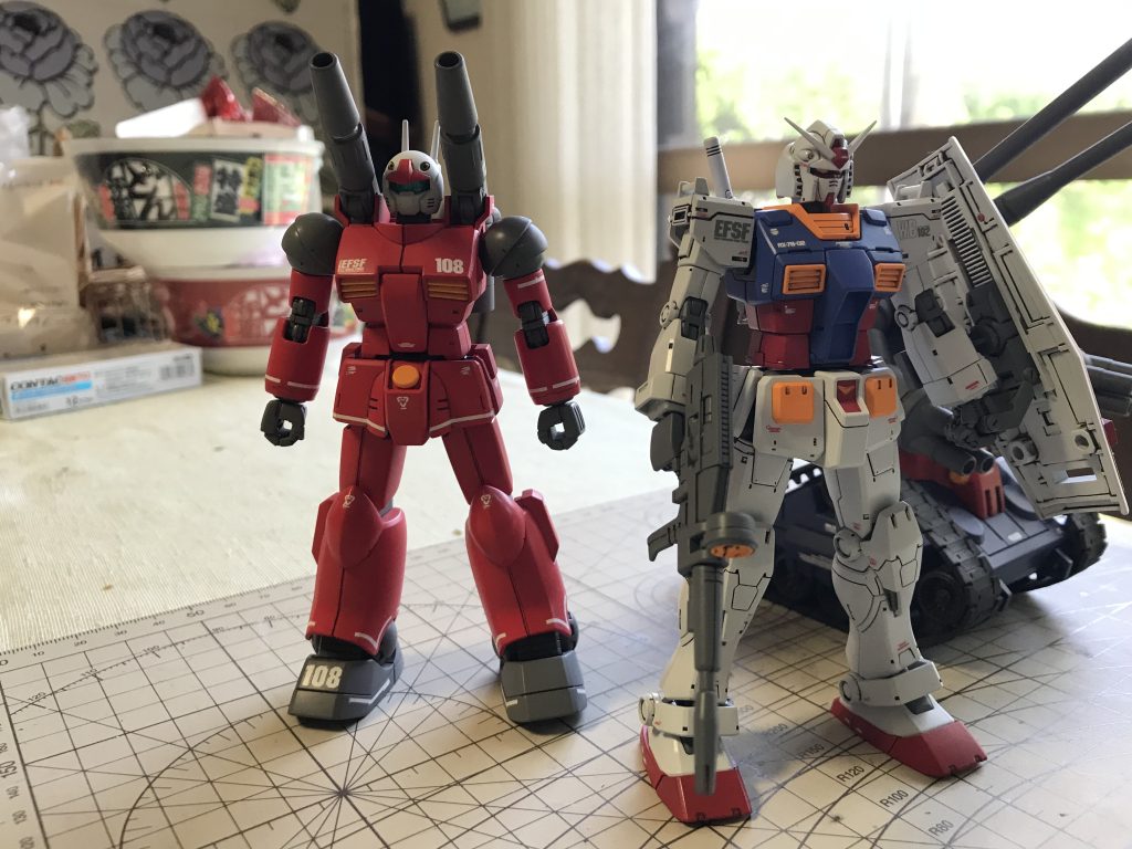 HGガンダムオリジンver–4枚目/制作者：銀兄