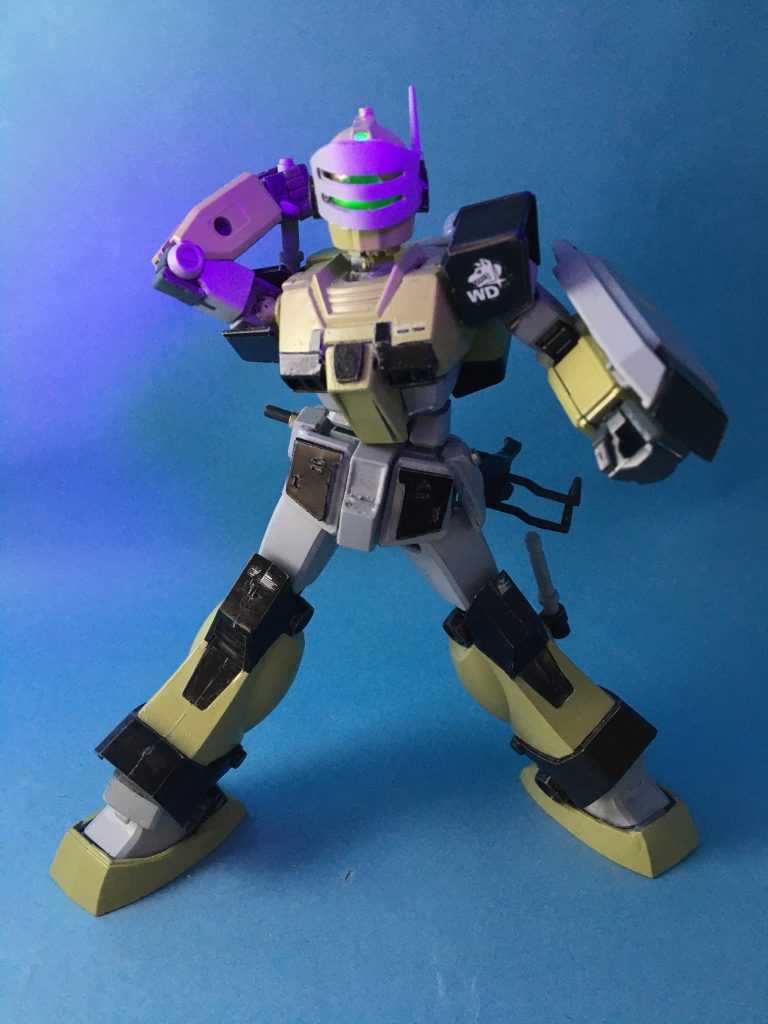 旧キット1/144×EG RGM-79 ジムスナイパーカスタム(ホワイト・ディンゴ隊仕様)【近接戦闘装備】(EG RGM-79 GM SNIPER CUSTOM(White Dingo Custom)【Close-Combat Equipped】)–7枚目/制作者:enarin