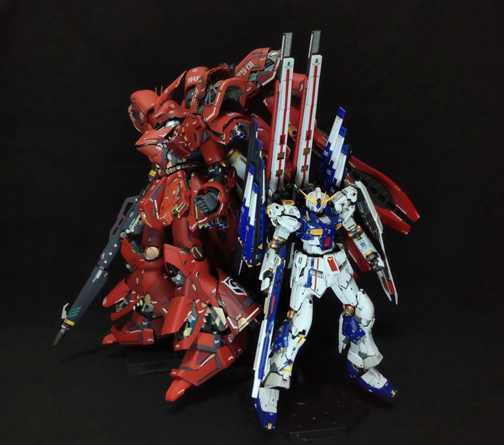 コメント専用出品　作品例　RX-93ff ガンダムエアリアル　サザビー ガンダム食玩ポータル MOBILITY JOINT GUNDAM RX-93ff νガンダム