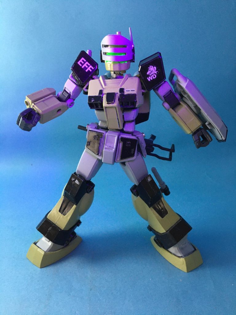 旧キット1/144×EG RGM-79 ジムスナイパーカスタム(ホワイト・ディンゴ隊仕様)【近接戦闘装備】(EG RGM-79 GM SNIPER CUSTOM(White Dingo Custom)【Close-Combat Equipped】)–8枚目/制作者:enarin