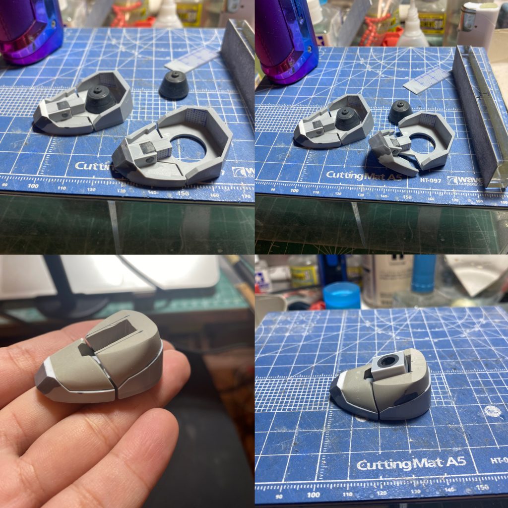 足は形がver1.0の物を2.0の物もイメージが違ったので、スクラッチしました。