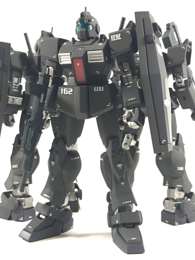 僚機その1(機体No.162)ジムライフルを装備。近〜中距離戦を担う機体です。