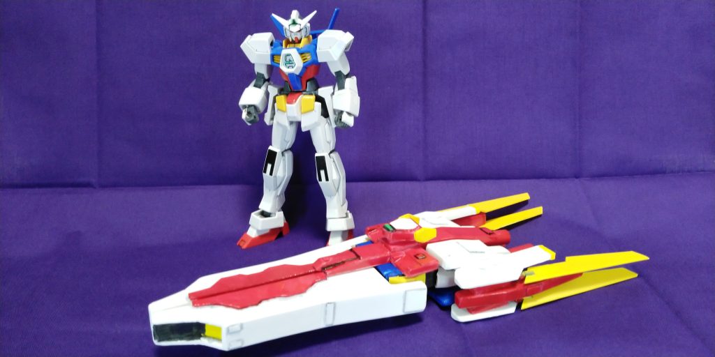 ガンダムAGE-1と。サイズ比はこんな感じ。