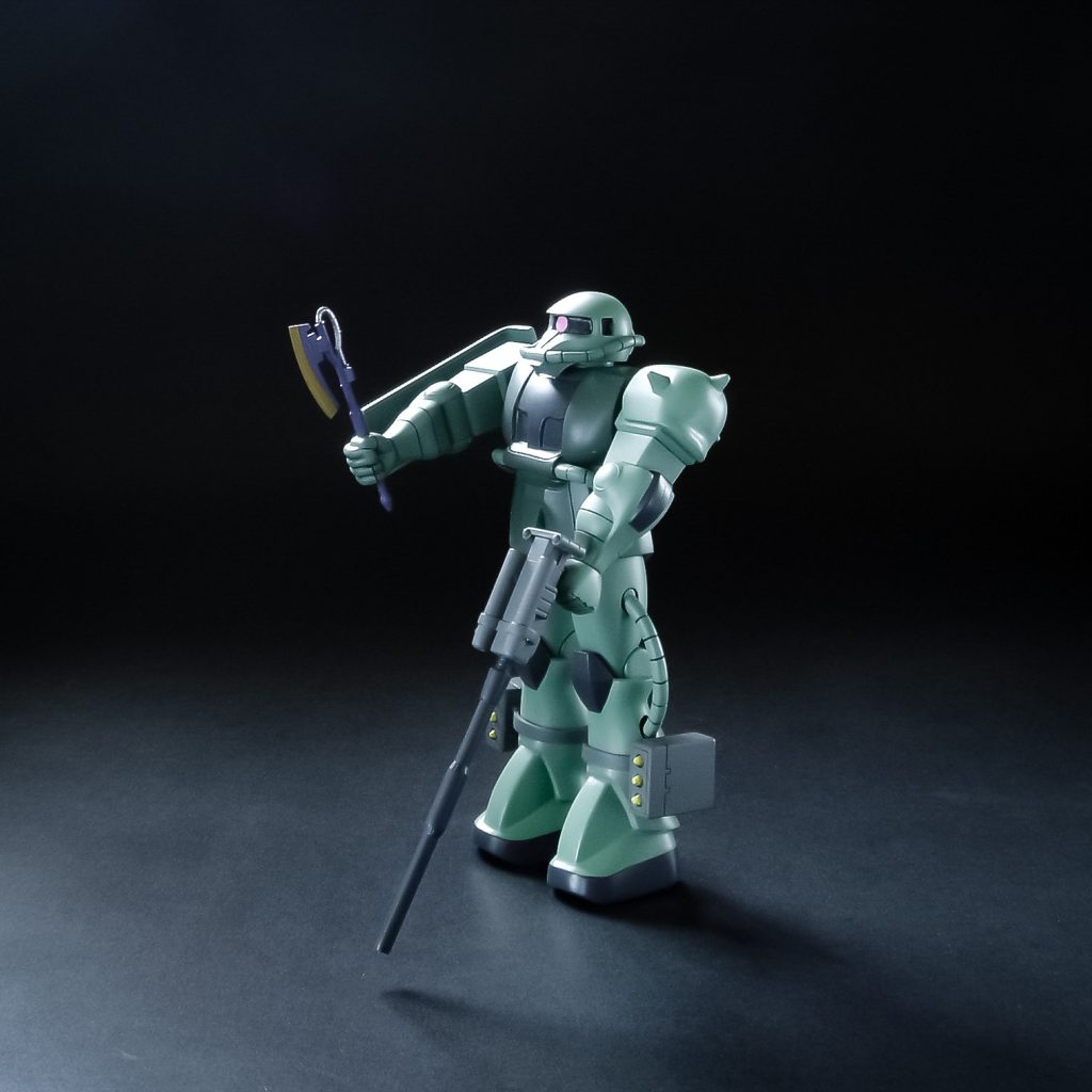 旧キット 1/144 量産型ザク（フル装備）–6枚目/制作者：___J3___