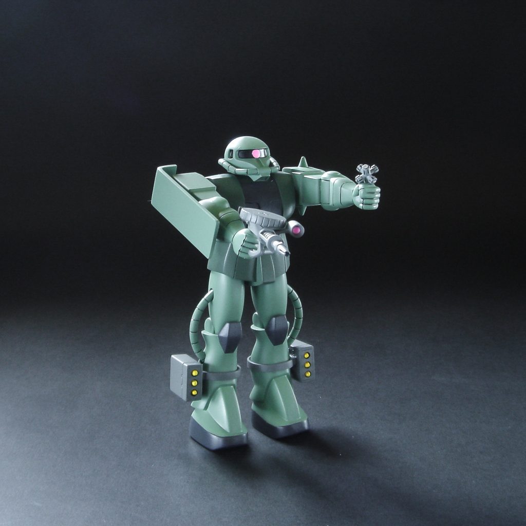 旧キット 1/144 量産型ザク（フル装備）–5枚目/制作者：___J3___