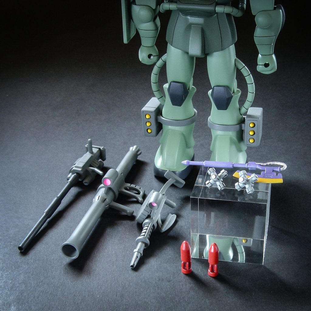 旧キット 1/144 量産型ザク（フル装備）–4枚目/制作者：___J3___