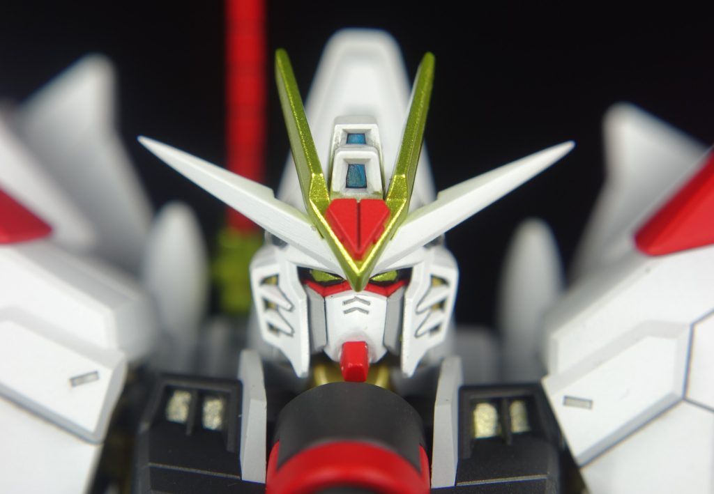 HGマイティーストライクフリーダムガンダム頭部改造版
