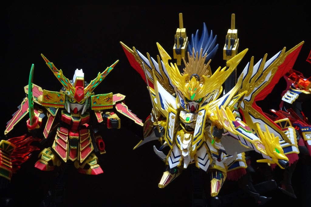 78代目武者頑駄無と並べると、倍くらい大きいです。