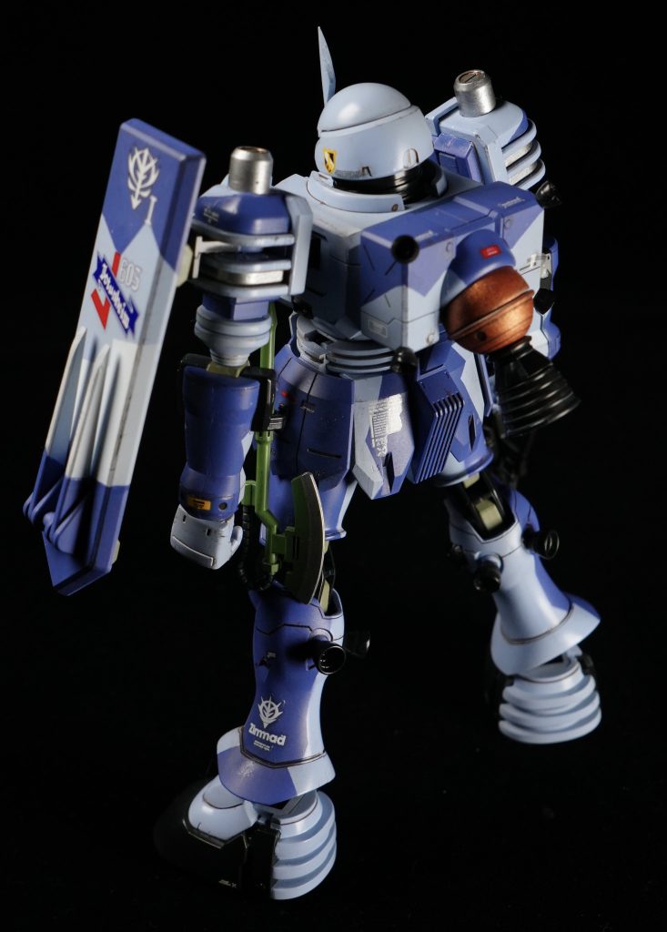 基本塗装もほぼ設定通りに塗りました。