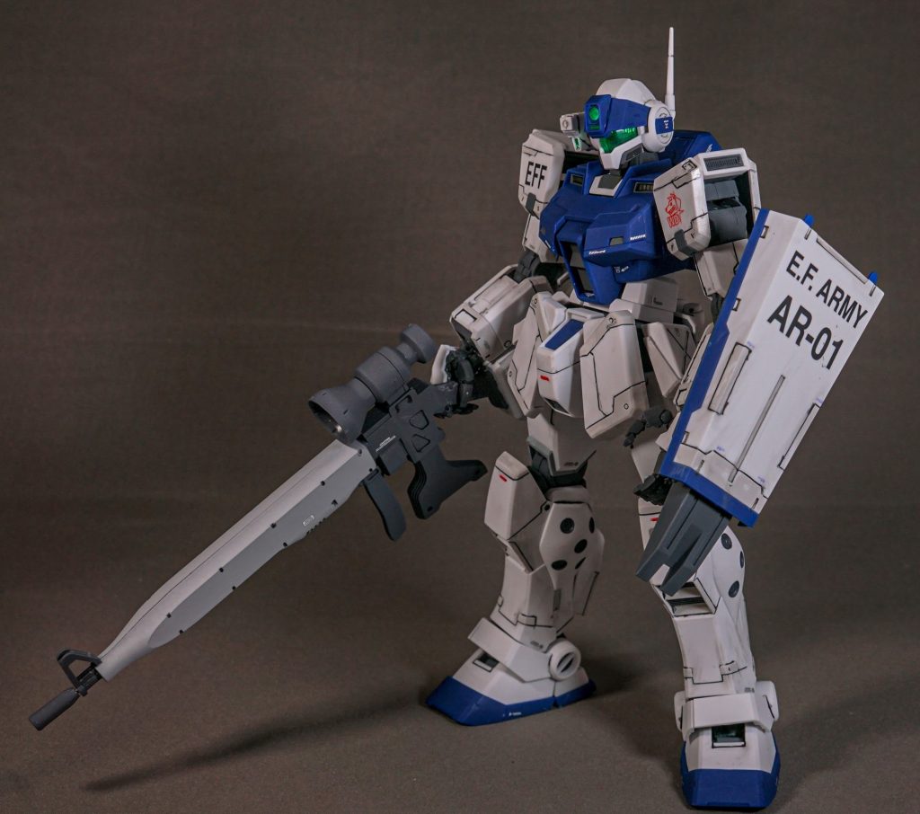 RGM-79SP ジム・スナイパーⅡ（ホワイト・ディンゴ隊仕様）–4枚目/制作者：しるばにあ