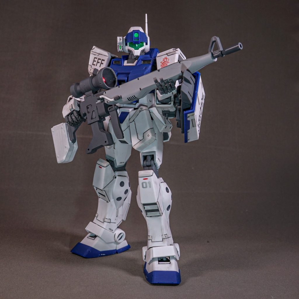 RGM-79SP ジム・スナイパーⅡ（ホワイト・ディンゴ隊仕様）–5枚目/制作者：しるばにあ