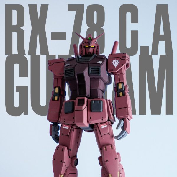 おはなさん専用　ガンプラ キャスバル専用ガンダム｜にんにく太郎さんのガンプラ作品