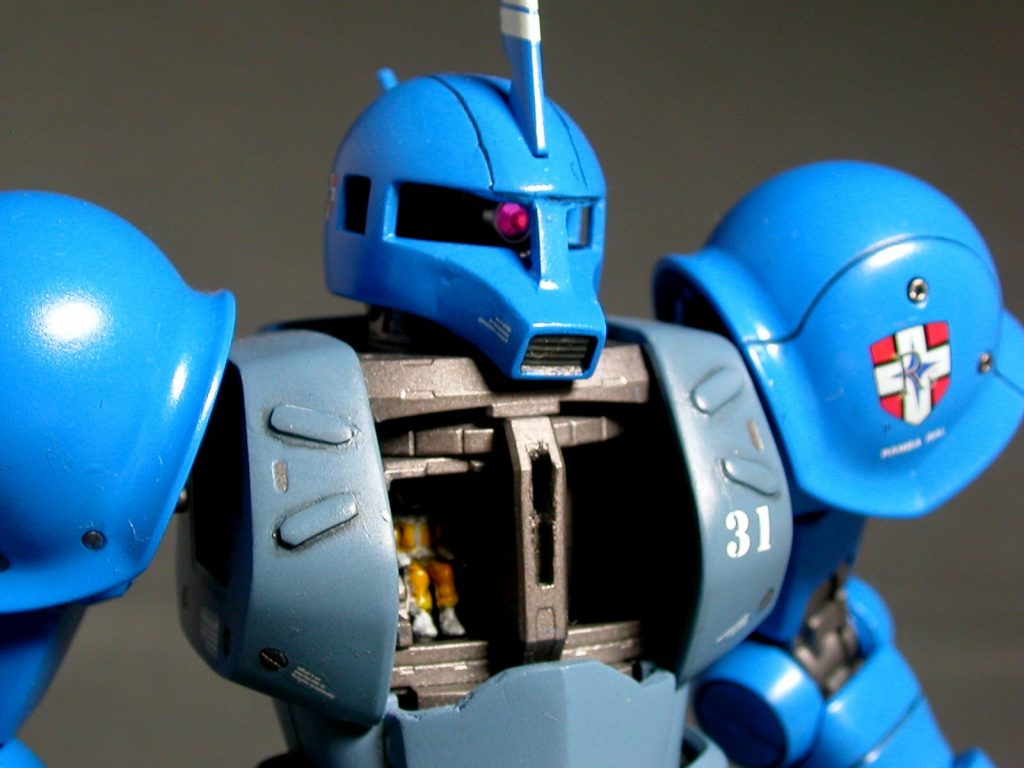 コックピット開閉ラルおじさんが搭乗してます。