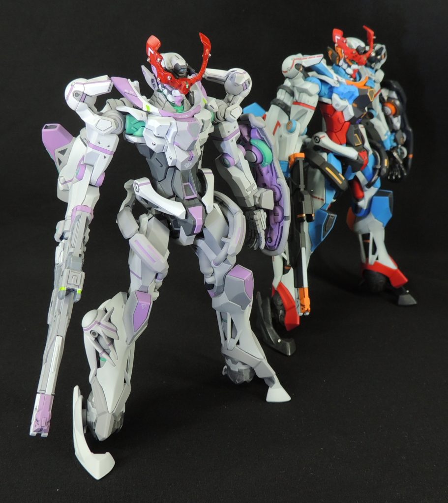 頭部拘束具のボルトは、HIQPARTS製のHTBOLT(1.0mm)を使用してみました。ハイディティールなキットなので、マーキングについては、ジオン公国章以外は小さめのデカールを少量使用することにしました。