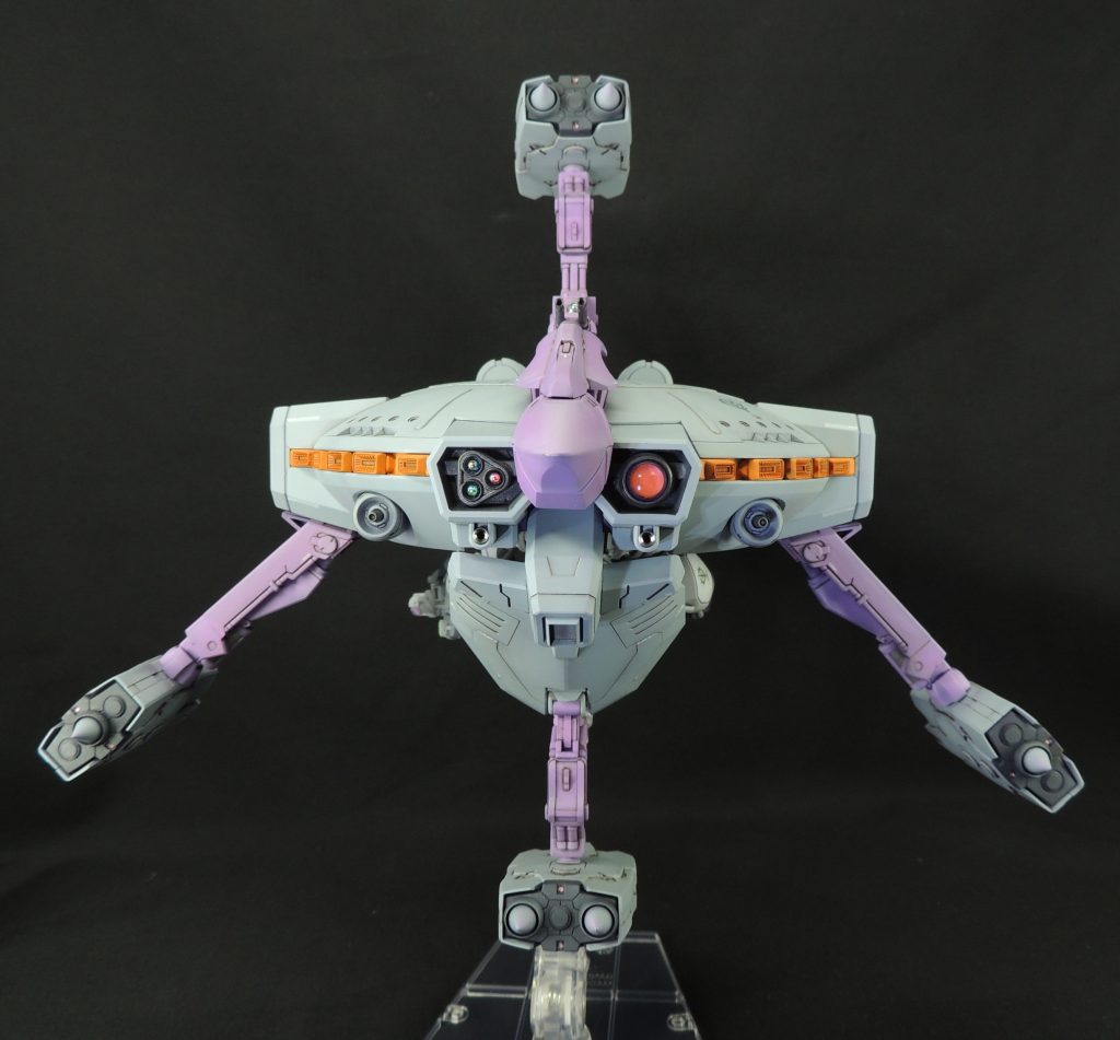 ドッキング状態を正面から見たところ。