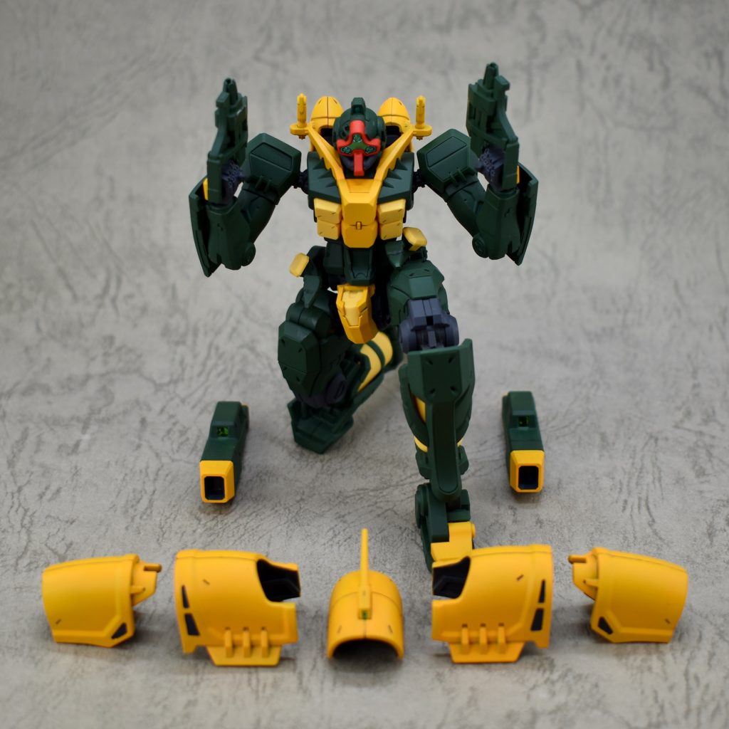 増加装甲は取り外し可能。