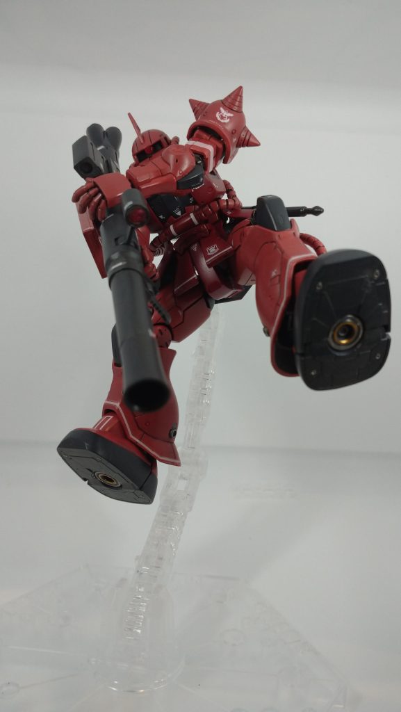 MS用バズーカA2型お約束のバズーカです。差し替え式でシールドにラッチできる弾倉がカッコよし。バズーカ…男のロマンですね😌👍️ヒーハー‼️ 😆