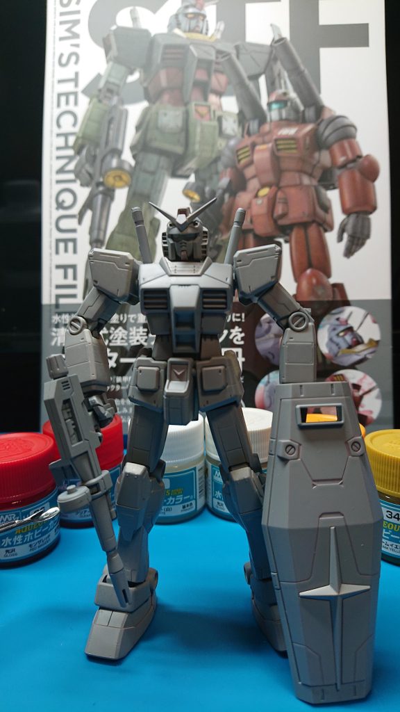 グレーサフ立ち上げで今回は挑戦。自作は、黒サフ立ち上げに挑戦する予定です。