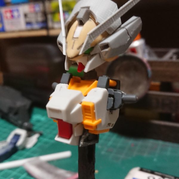 まだまだですが作ってますミキシングパーツとしてこの顔使いたくて😅顔、胴体まで作品予定（4枚目）