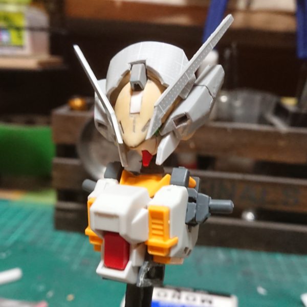 まだまだですが作ってますミキシングパーツとしてこの顔使いたくて😅顔、胴体まで作品予定（2枚目）