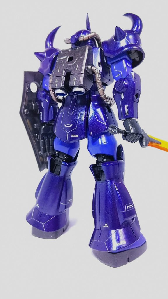 HGグフリバイブ筆塗り全塗装–4枚目/制作者：KJ7479