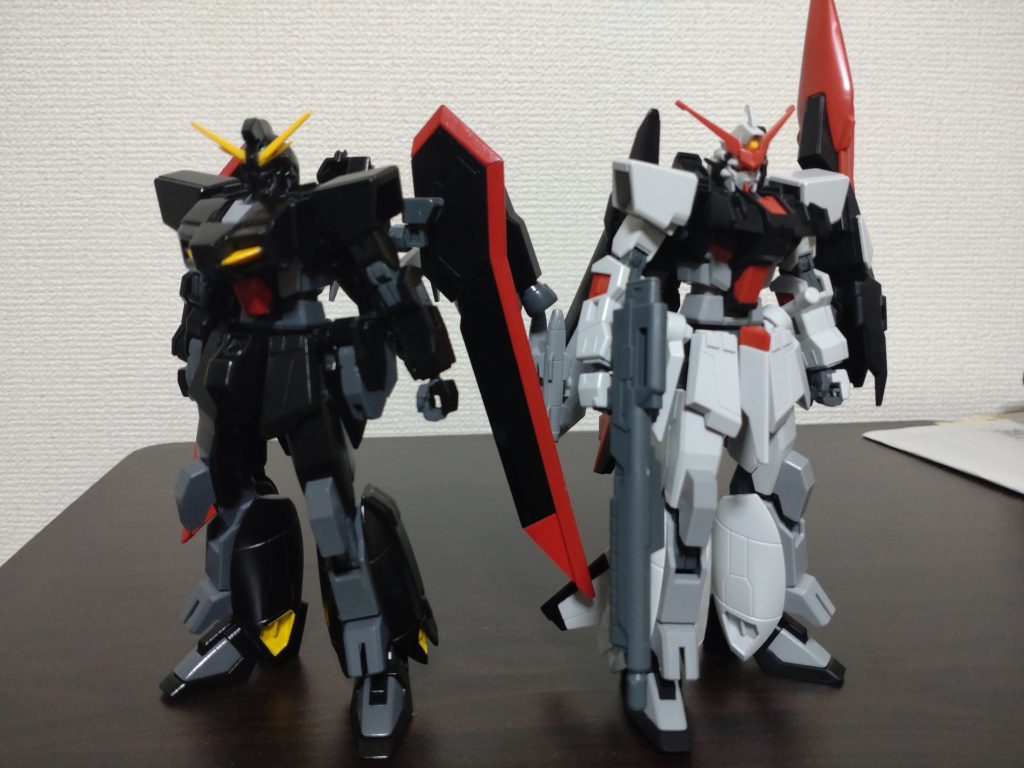 原型機と並べると