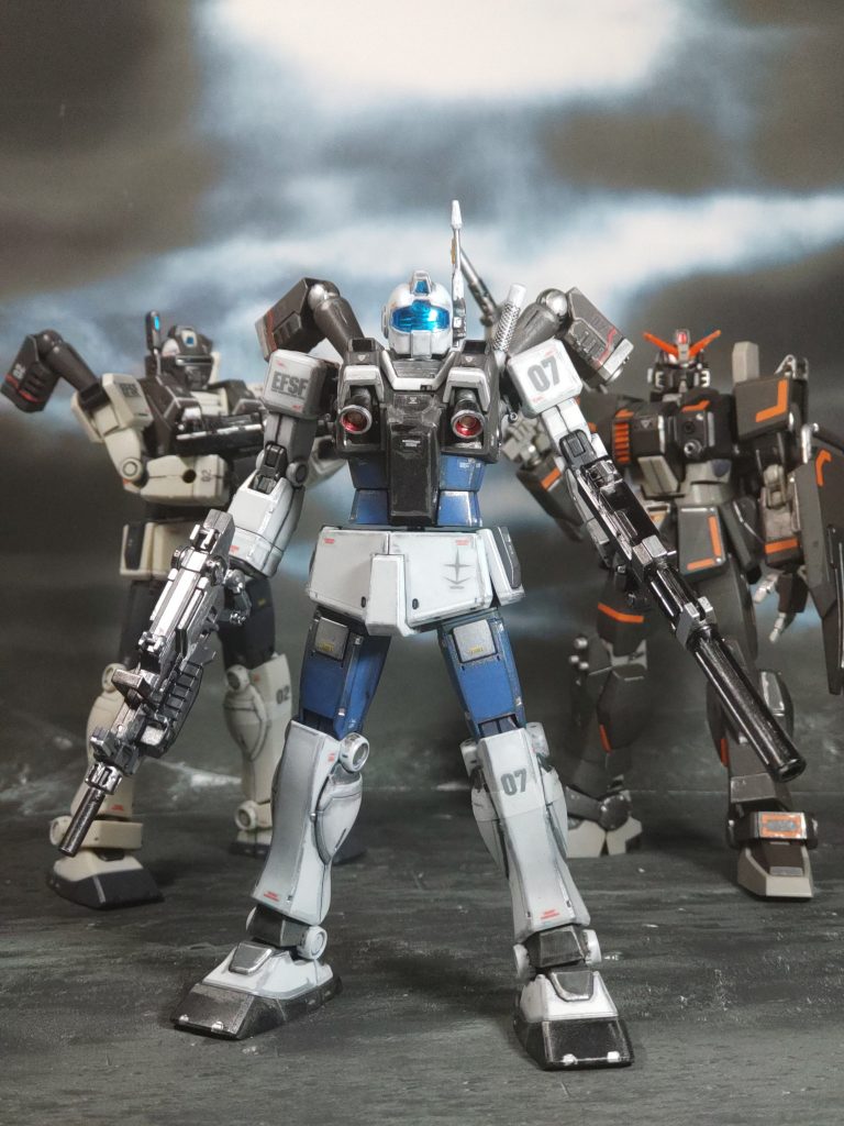 HG ジム・ナイトシーカーⅡ　ブルーディスティニーSS「月は亡霊を誘う」