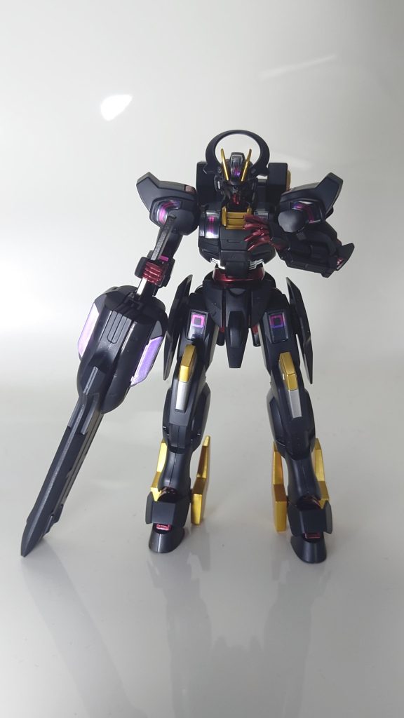 上面からのアングル大剣は逆手で持って床に下ろすのが好きなポーズ