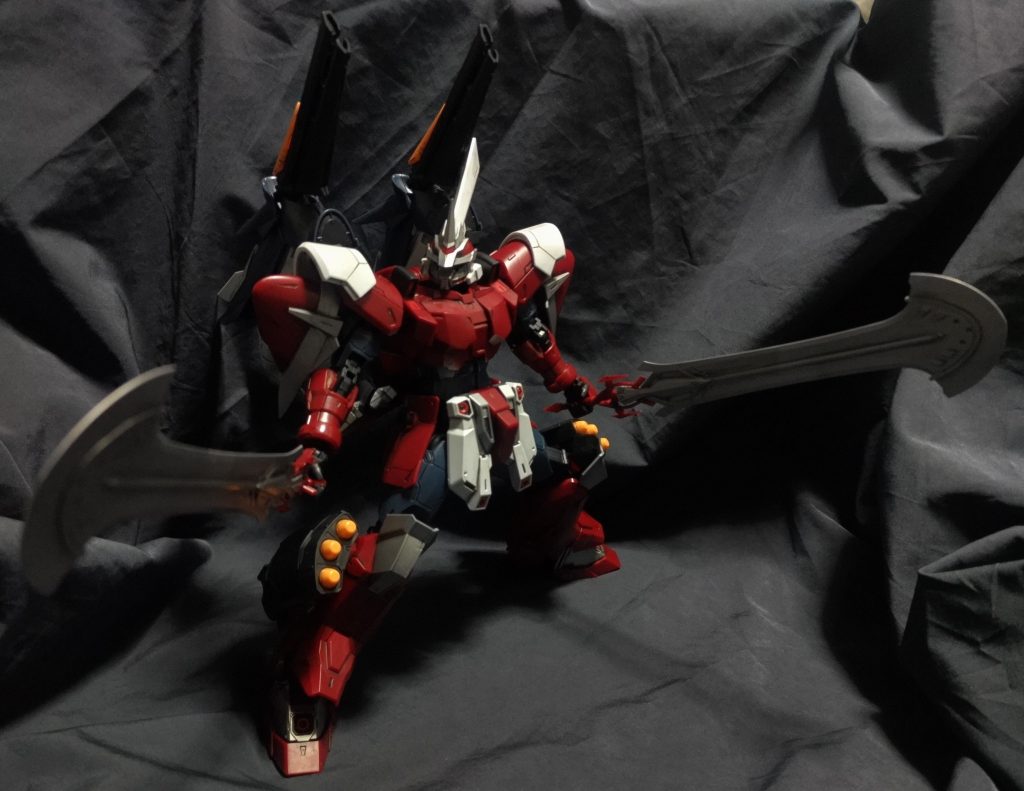 抜塞剣『リヒトシュヴェーアト』を構えて。以上です、お目汚し失礼しました。