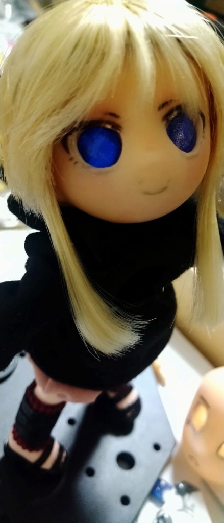 エルピー・プル　制作　最終ステージ　やっとこさ　眼を入れてみた🙄