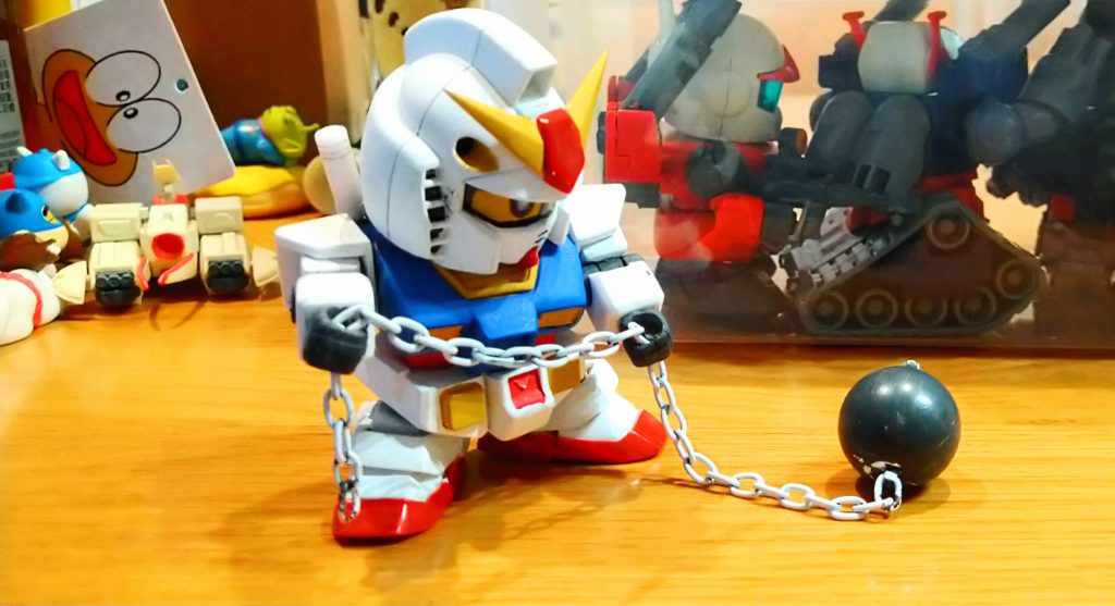 SDガンダム　素組み　わちゃわちゃ🎏🎏🎏