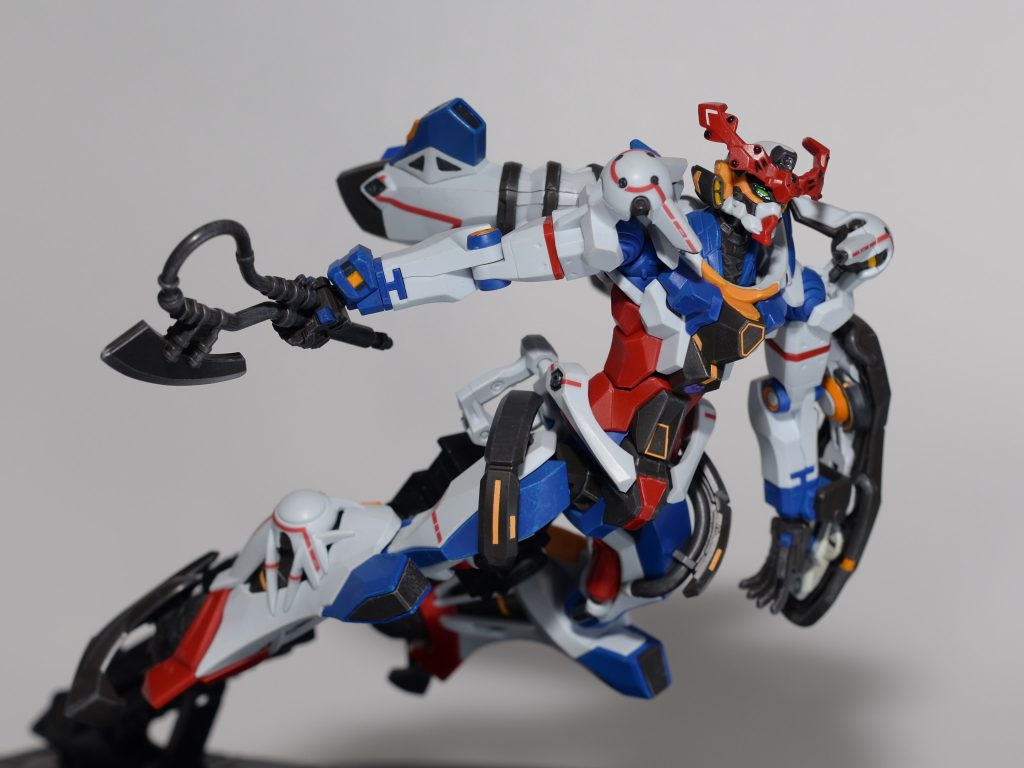 青だけMSブルーZ系に変えました。あとは成形色です。