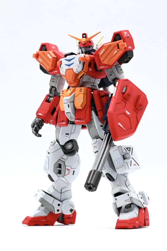 以上、HGACヘビーアームズでした。次回はオペレーションメテオは少しお休みして、別機体を作る予定です。ご覧いただきありがとうございました。