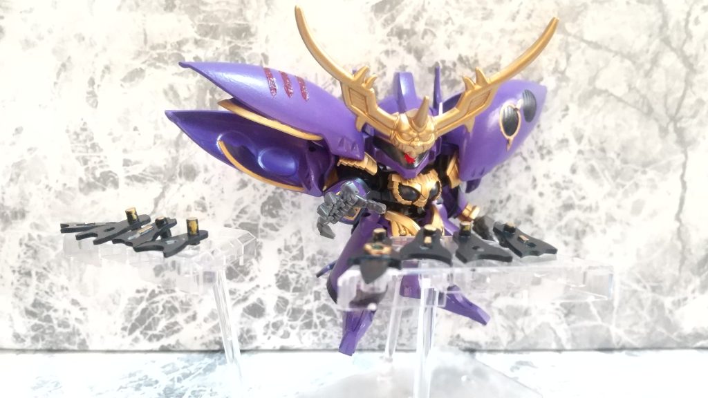 水星の魔女ディスプレイベースに乗せてるだけですが これで充分 今回製作したのは以上です武羅星(ブラスター)頑駄無・新凰頑駄無もイメージしていますが製作にはいたっていません 新凰…ちょっと製作を進めてみるか…