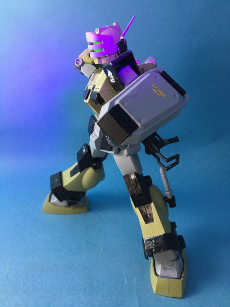 旧キット1/144×EG RGM-79 ジムスナイパーカスタム(ホワイト・ディンゴ隊仕様)【近接戦闘装備】(EG RGM-79 GM SNIPER CUSTOM(White Dingo Custom)【Close-Combat Equipped】)–2枚目/制作者:enarin