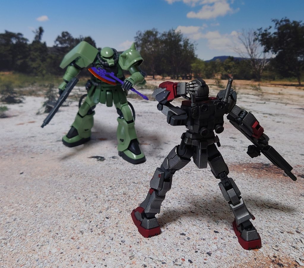 手練のザクとの対峙。