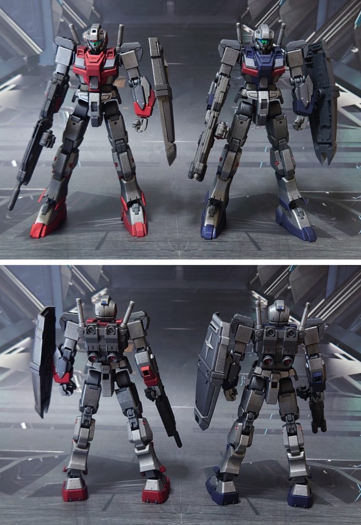 ジーライン素体の比較。