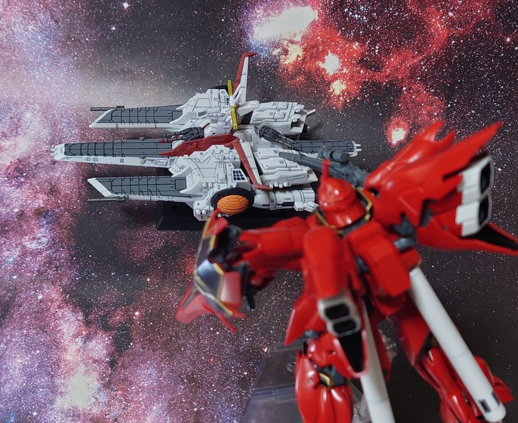 FW GUNDAM CONVERGE SB ネェル・アーガマ級強襲揚陸艦 ネェル・アーガマ（ユニコーンVer.）–2枚目/制作者：黒井 響介