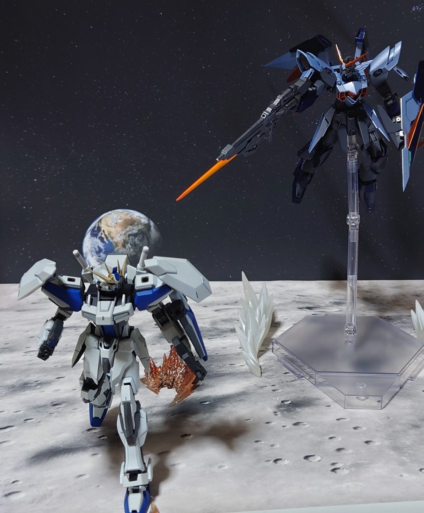 ビルドストライクエクシードギャラクシーkとの対戦。