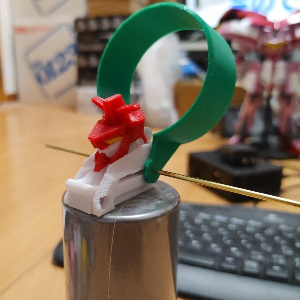 首回りだけ試作しました(^-^)左右に頭を振るクリアランス無いですね・・・(^^;)ちょっと調整必要です。