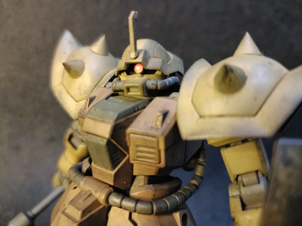 バストアップ。絶版ルミドームピンクをモノアイに仕込んでます。光をよく拾う逸品。再販しないかな＾＾最後までご覧いただきありがとうございました。