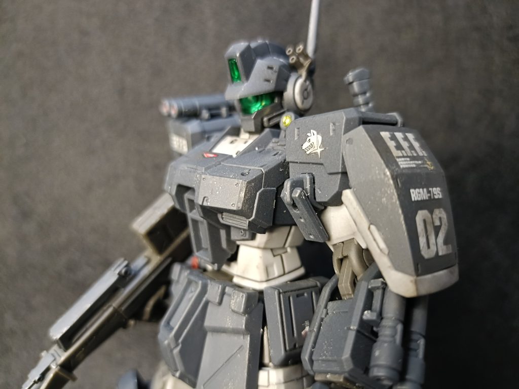 バストアップです。気になる?敵の隠密機は過去作(4作目)です。四コマ仕立て、ストーリいかがでした?最後までご覧いただきありがとうございました。