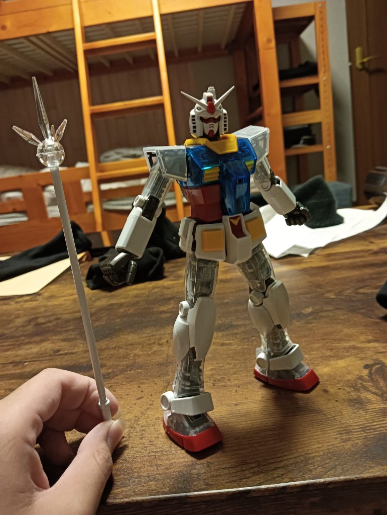 ガンダムほどの大きさのジャベリン!!デカい､実にデカい！