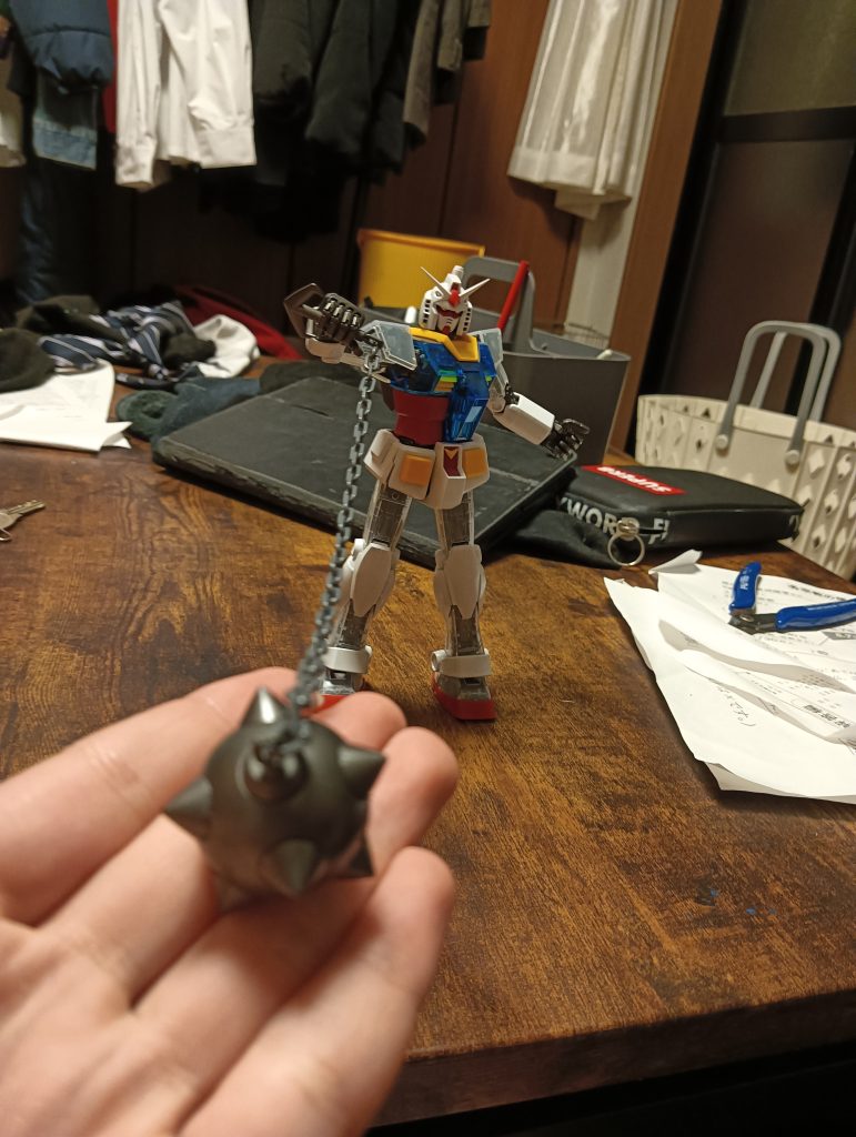 ジャベリンよりも長いからポージングをつけたらさらにかっこよくなりそうだね！ではまた