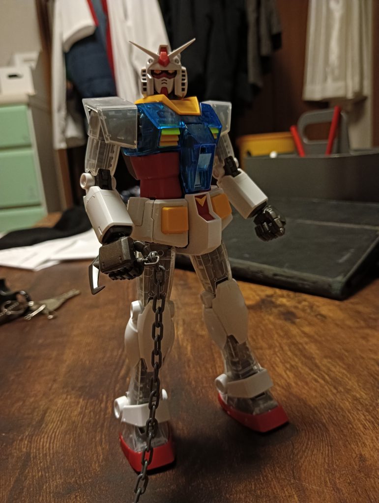 こうしてみるとガンダムハンマーの持ち手部分って錨？みたいだね 