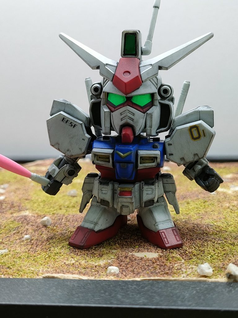 最後は床だけでも地上用っぽくしてみました!!